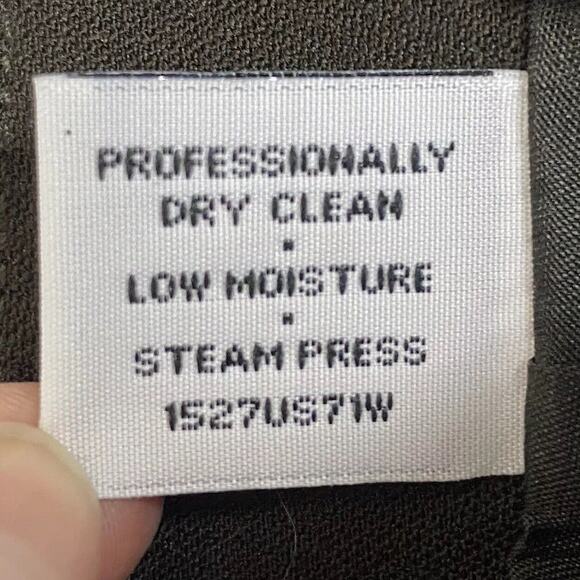 Rena Rowan Wool Dress Pants 4P Brown Lagom Corpcore Classic Office Minimalist - Picture 6 of 7